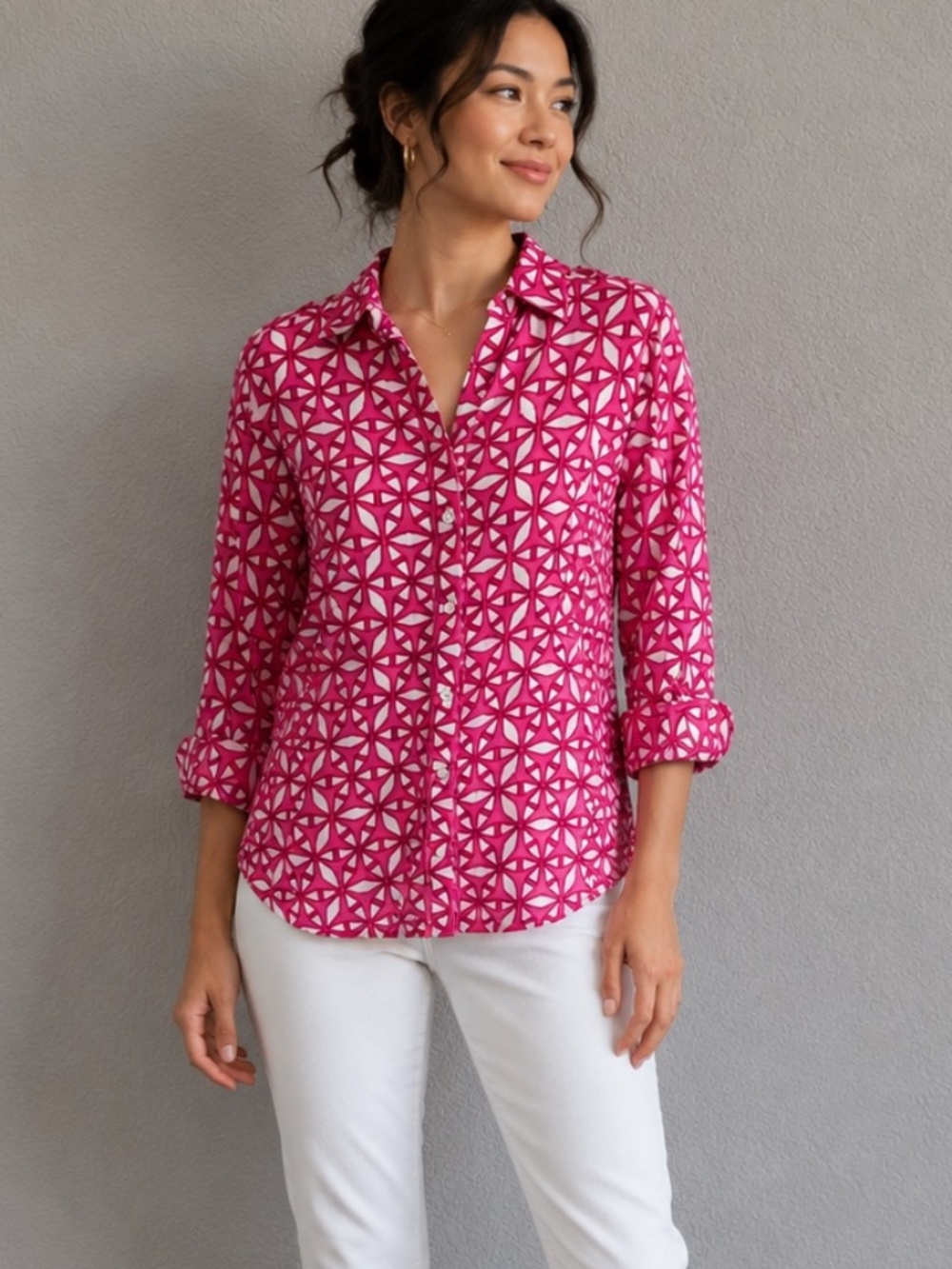 Chico's button down shirt Size 1 (M)